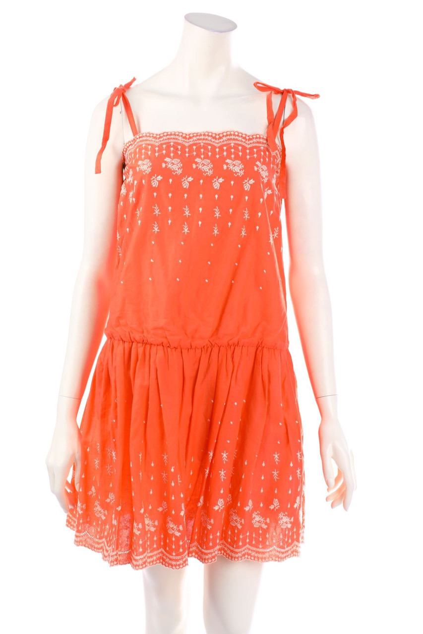 BLANCS MANTEAUX PARIS - Dress with Embroideries - D 38