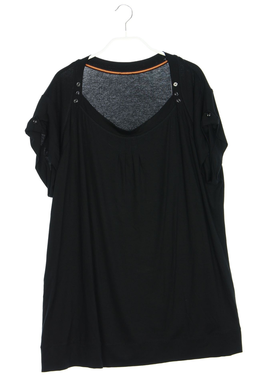 Elena Miró - Kurzarm-Shirt aus Jersey mit Falten - D 52