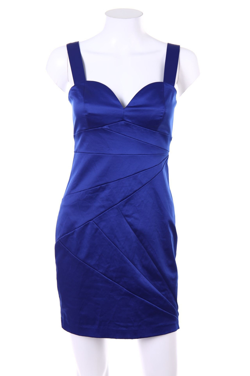 H&M - Party-Satin-Kleid aus Baumwoll-Mix - D 36