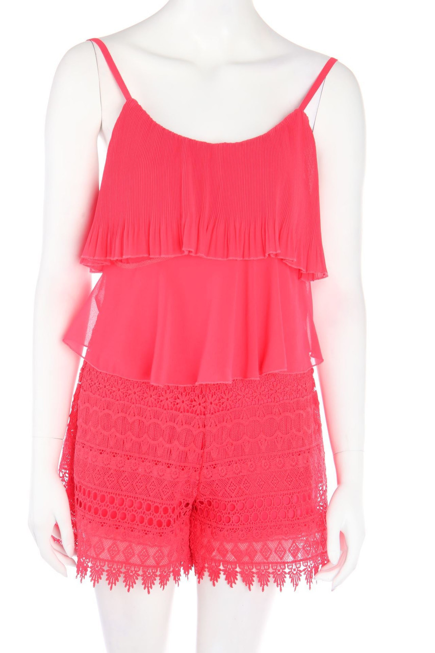 AZARA PARIS - Volants-dress with Lace - D 38-40