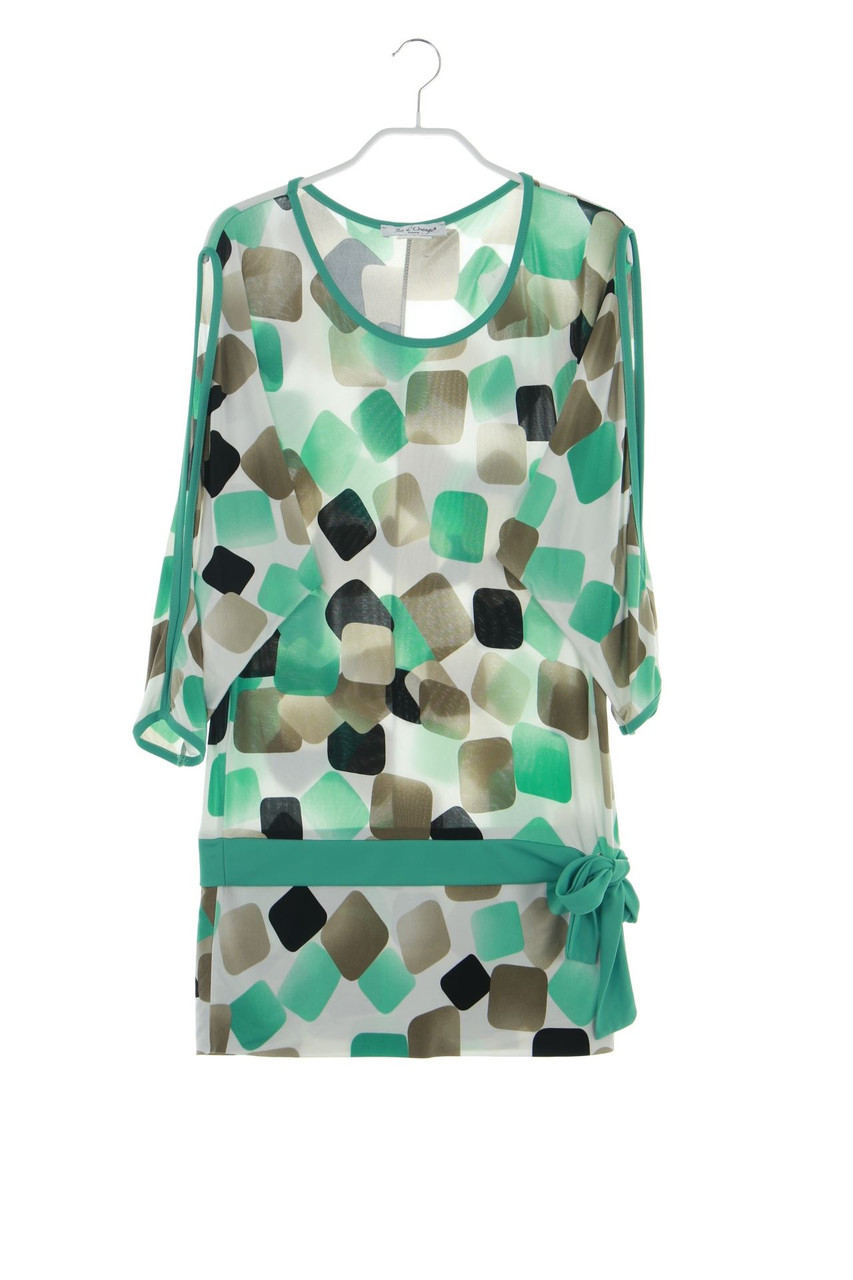 Jus d´Orange - Print-Shirt mit Cut-outs - M