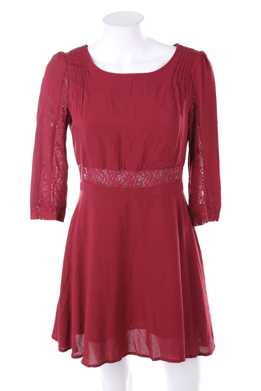 No Label - dress with Lace Insert - M