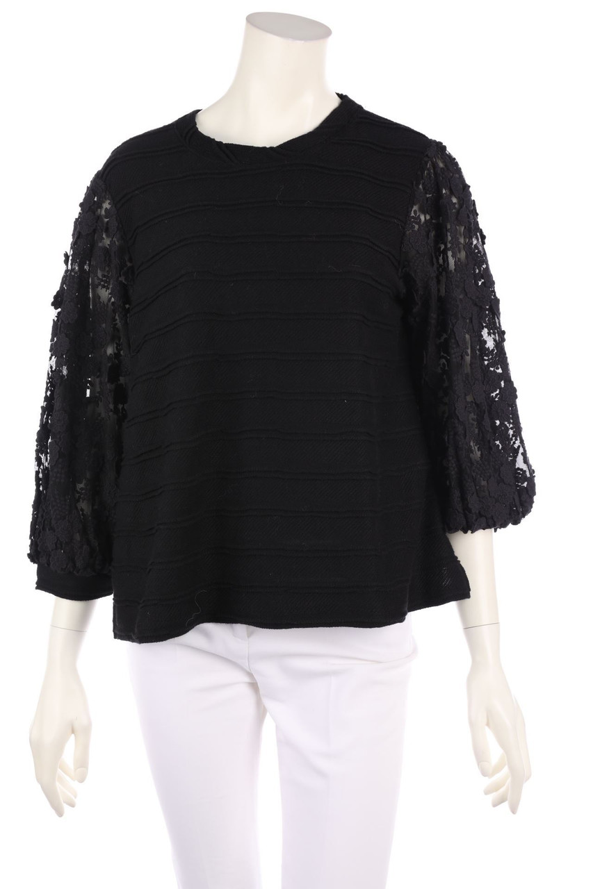 eri + ali - Strick-Pullover mit Spitze - XS