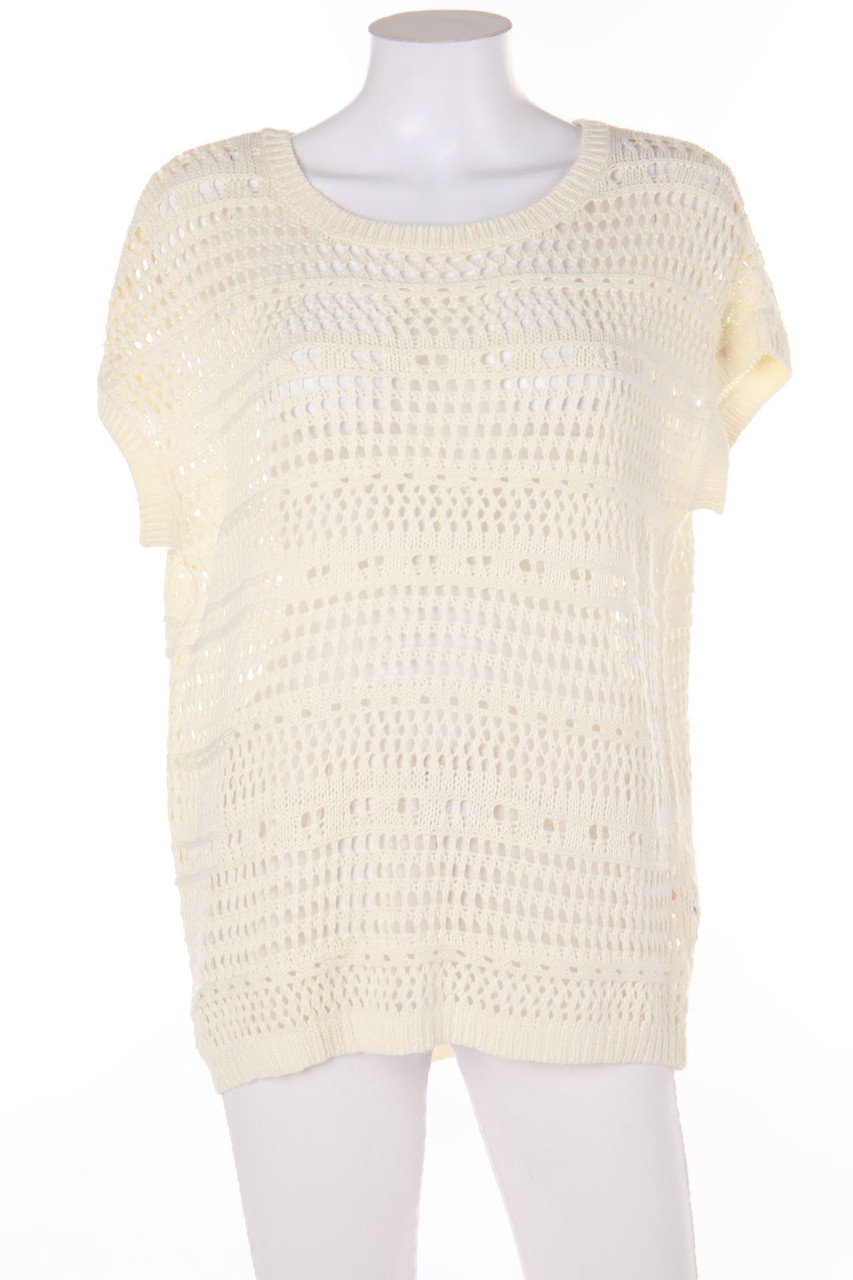 F&F - Shortsleeve-Shirt, Open Knit - D 34