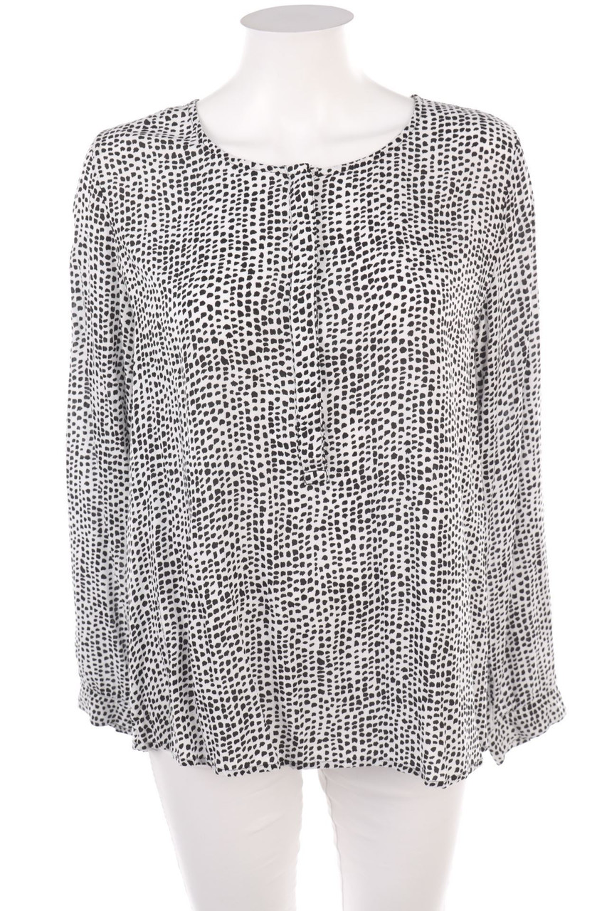 Street One - Print-Bluse mit Krempel-Ärmeln - D 40