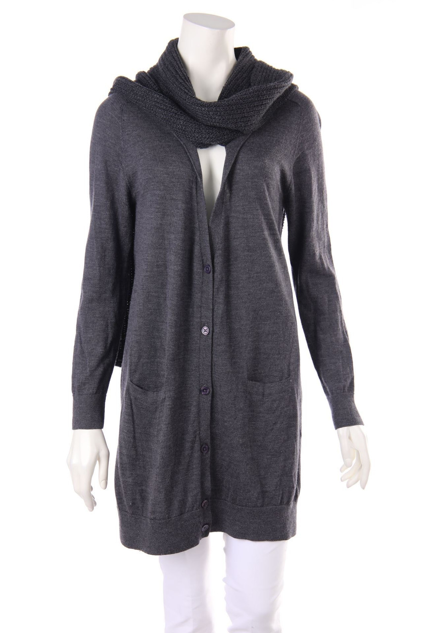 modissa pure merino wool - Long-Cardigan - L