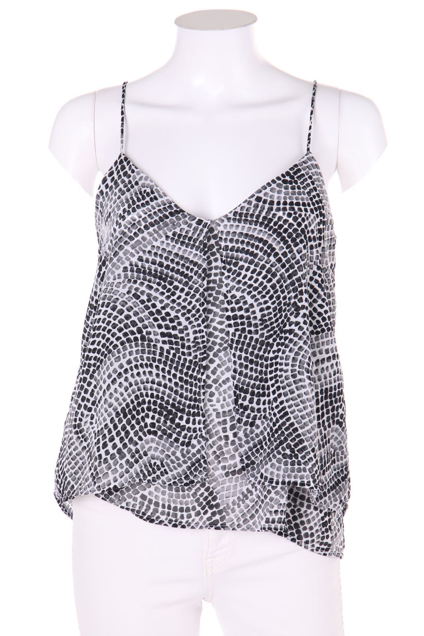 H&M CONSCIOUS - Print-Top aus Crêpe im Layer Look - S