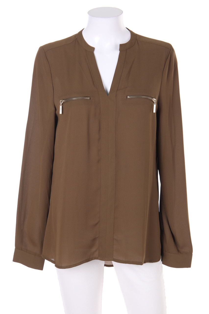 FASHION BASIC DEPT. - Chiffon-Blouse with Crease - M