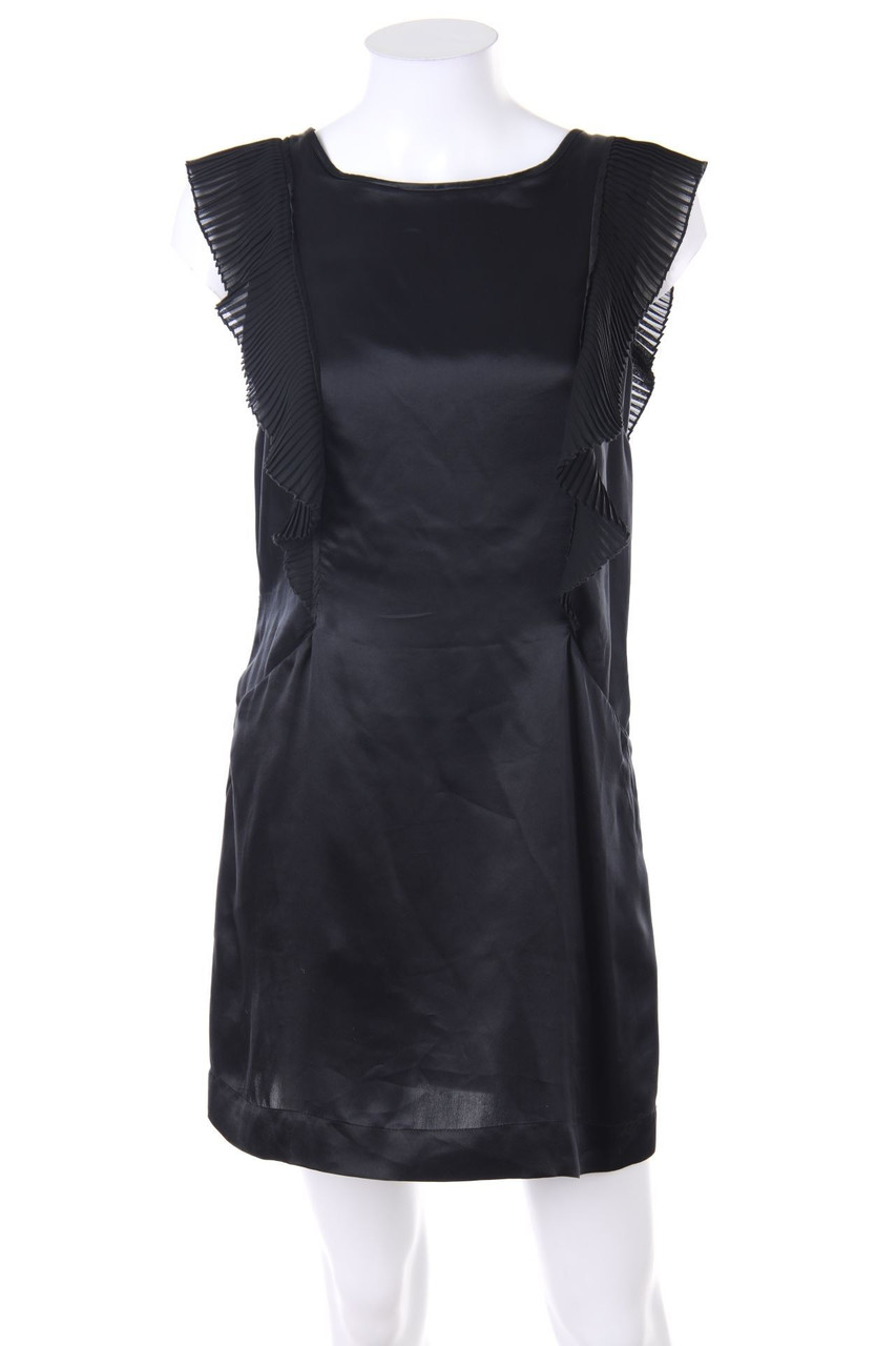 Pepe Jeans - Silk Dress with Keyhole with Logo-Stitching - XS