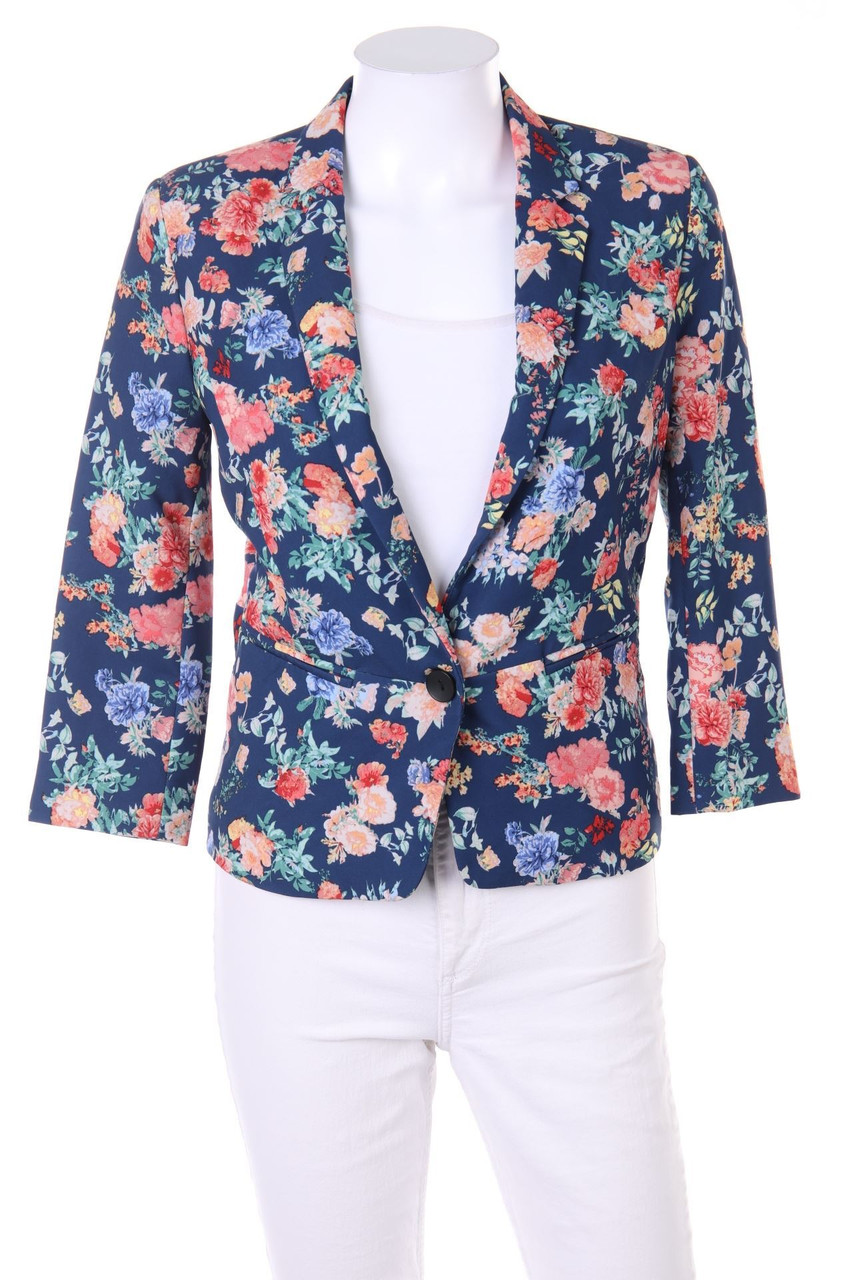 Bershka OUTERWEAR - Blazer with Flower Print - S