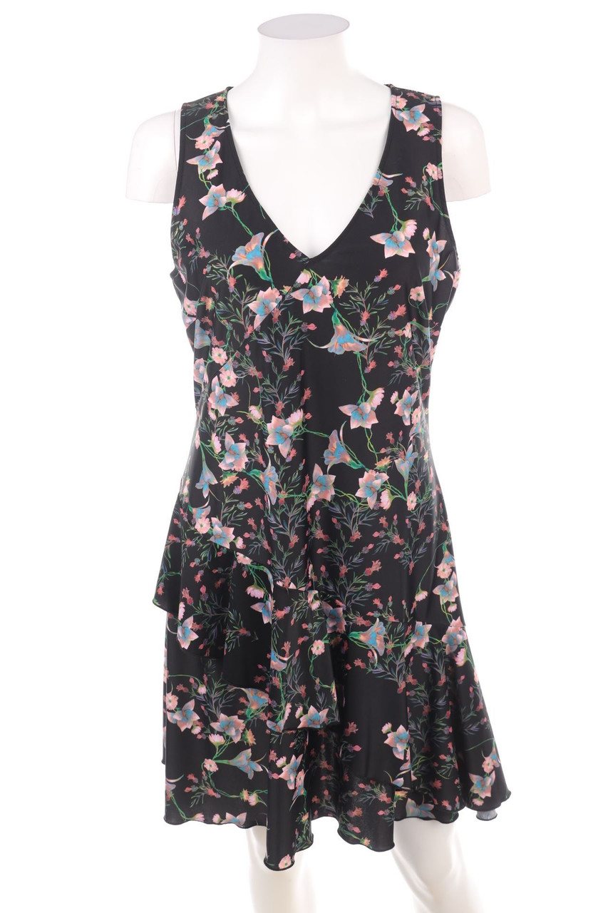 PATRIZIA PEPE - Kleid mit floralem Muster mit Volants - D 40