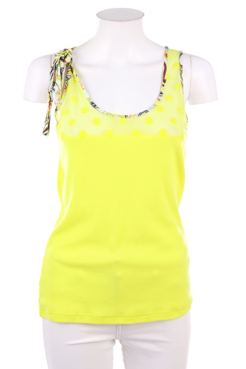 NAF NAF - Top mit Flock-Print mit Schleife - D 40