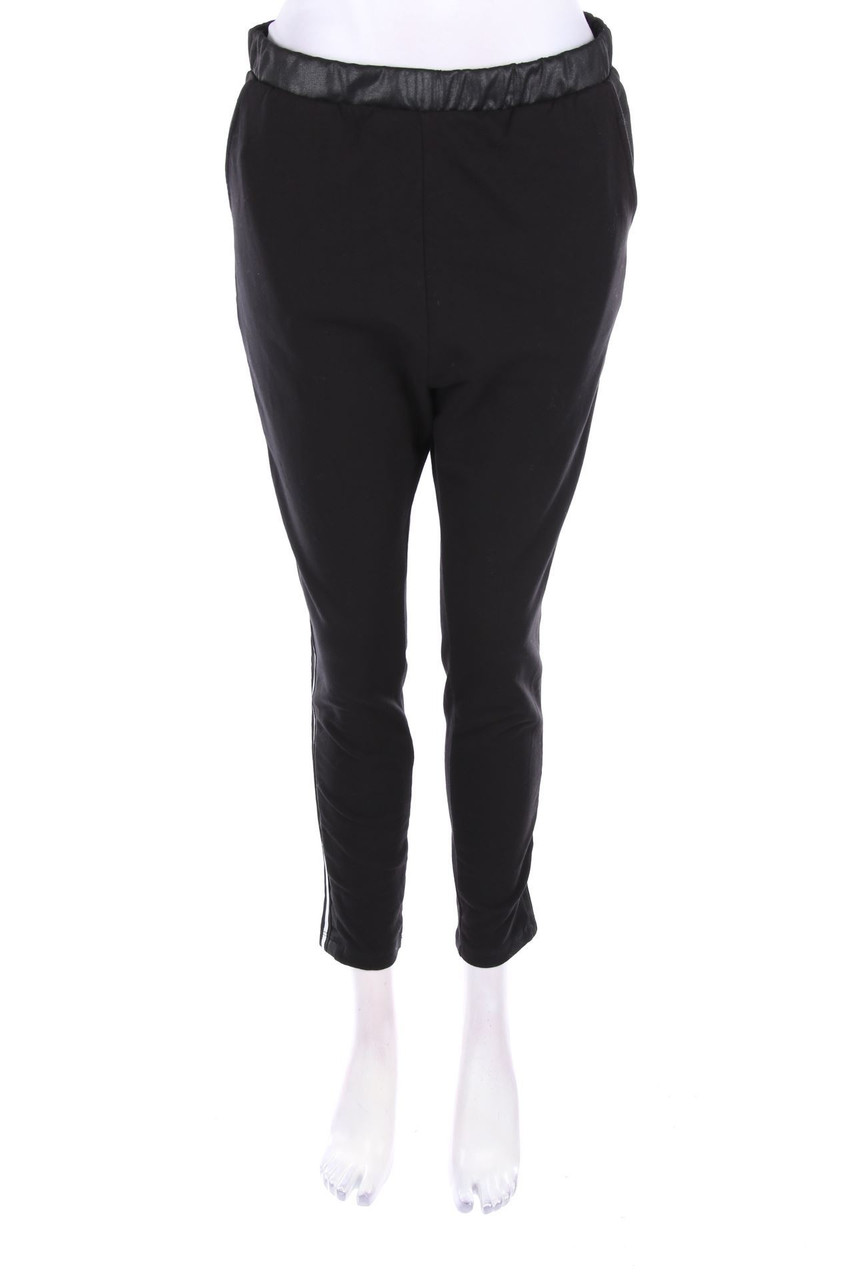 IMPERIAL - Treggings mit Kunstleder-Details - M