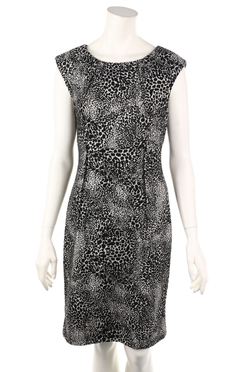 Calvin Klein - Sheath Dress with Animal Print - D 38
