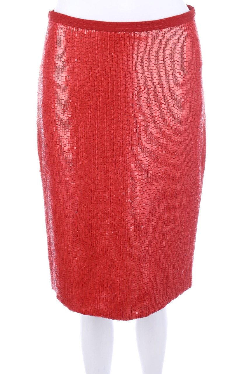 eclectic - Pencil Skirt, Silk-blend with Sequins - D 38