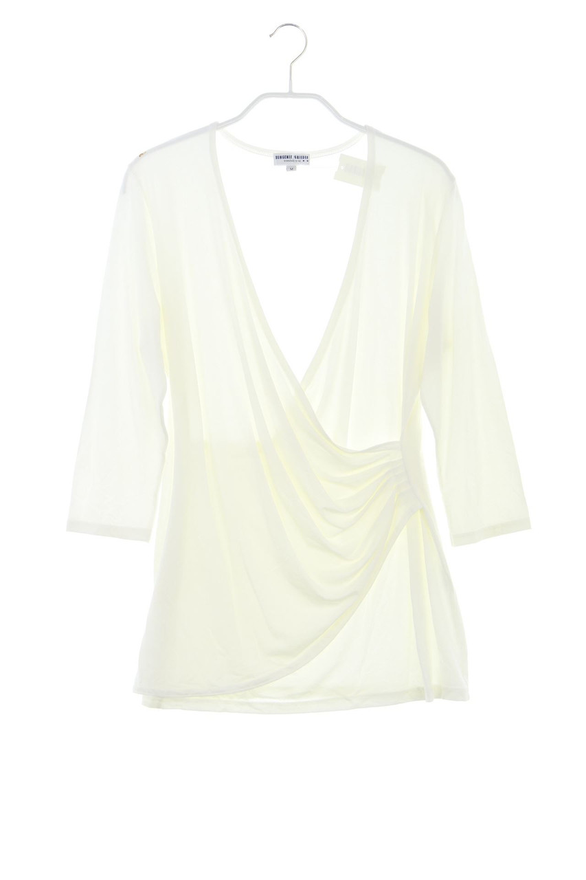 BONGENIE GRIEDER - 3/4-Sleeve Shirt, Viscose-blend with Wrap-Effect - M