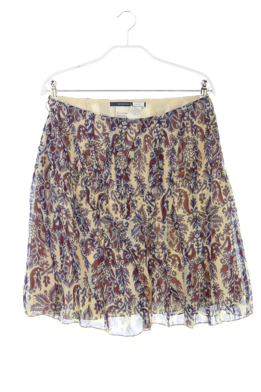 SPORTMAX CODE - Seiden-Mini-Rock mit Perlen - D 34