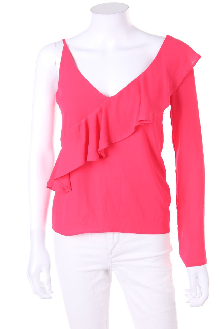 No Label - One shoulder-Top with Volants - D 34