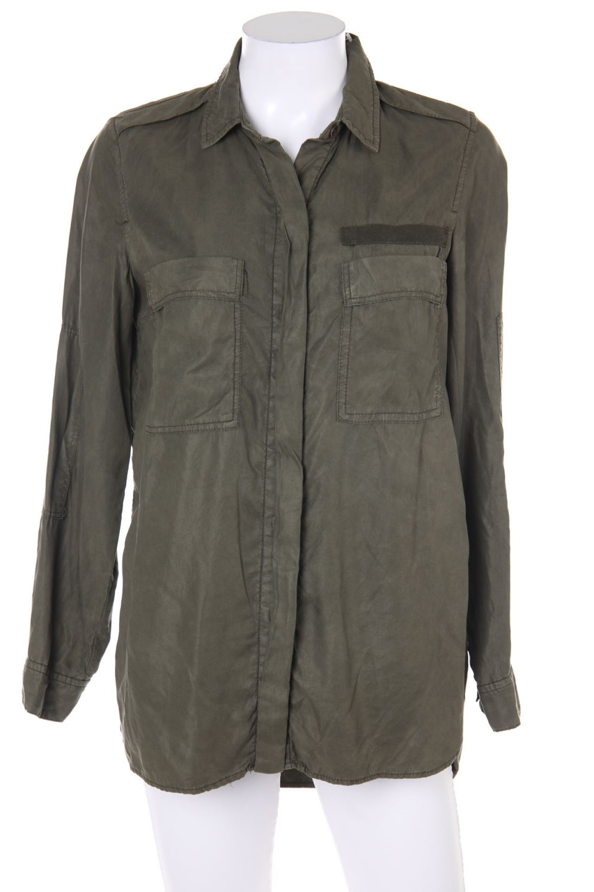 ZARA TRF - Hemd-Bluse im Military-Stil - S