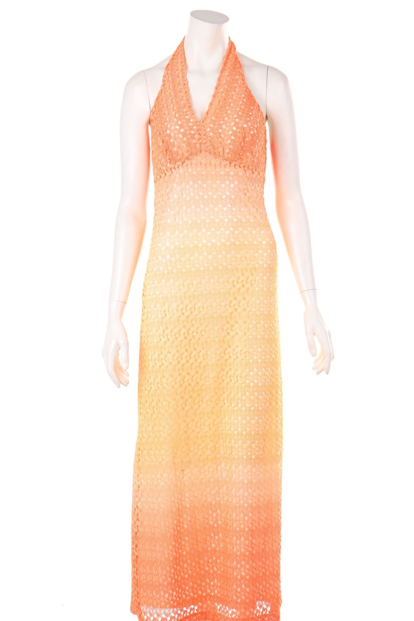 ana alcazar - Maxi-Dress, Lace with Degradé Effect - D 36