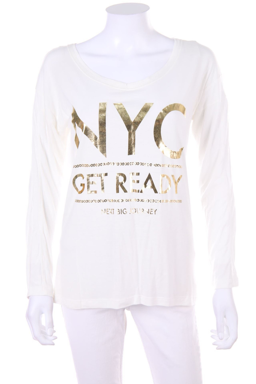 Chicorée - Print-Shirt with Metallic Effect - M