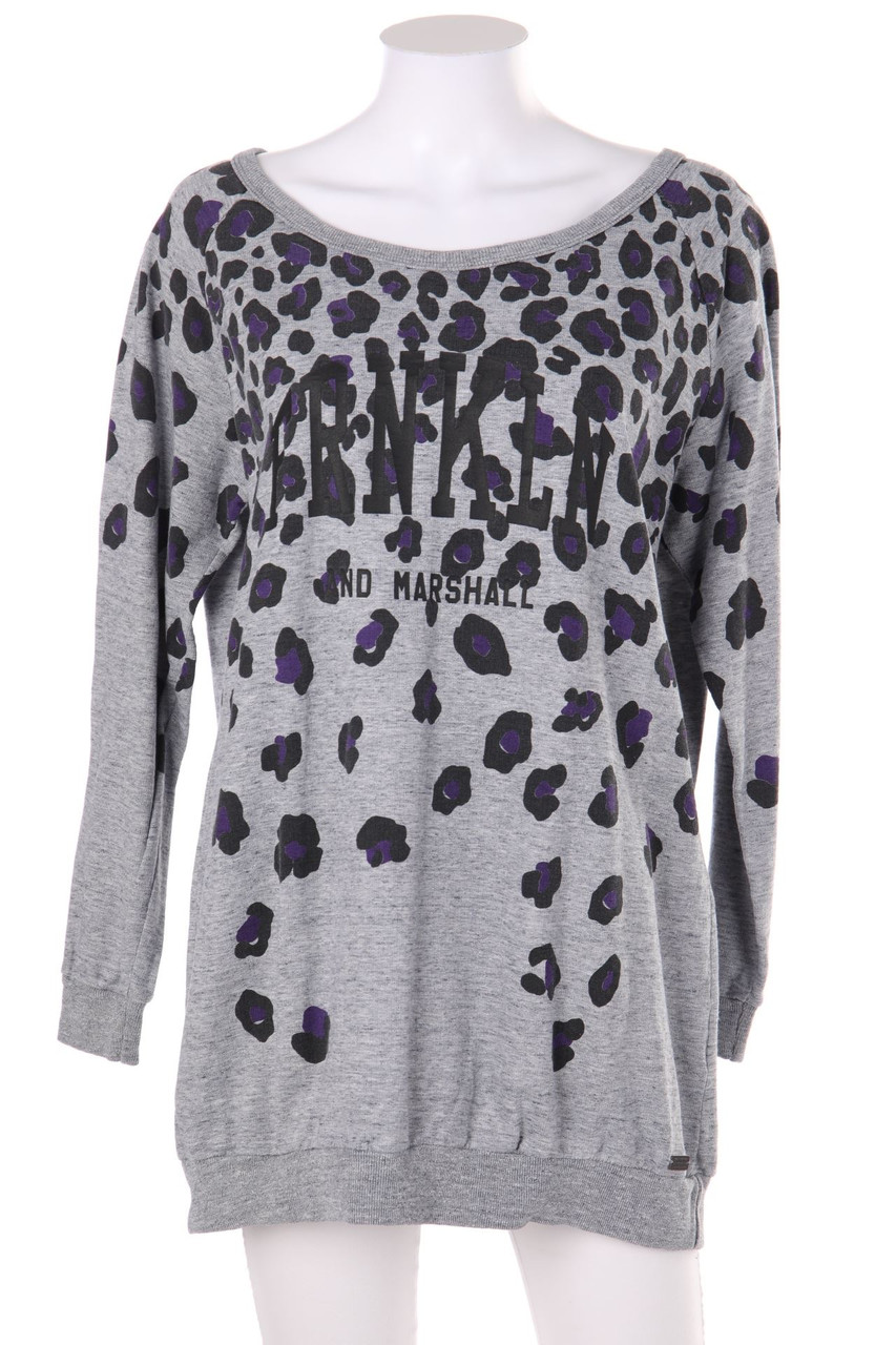 FRANKLIN & MARSHALL - Sweatshirt with Leo Print - M