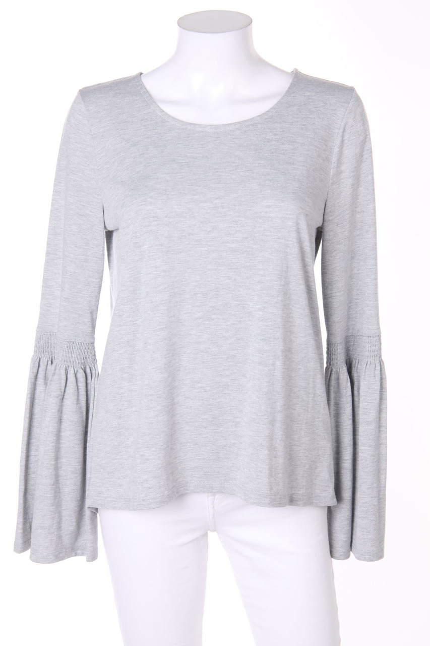 DECJUBA - Longsleeve-Shirt with Volants - S