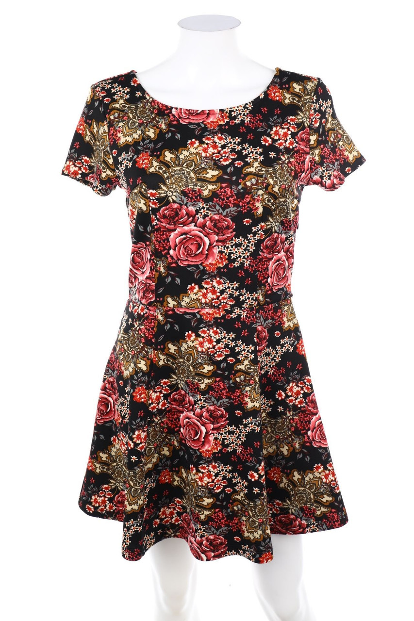 FOREVER 21 - Skater-Kleid mit Print - M