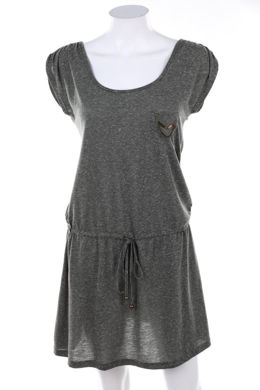 NAF NAF - Kleid im Military-Stil mit Tunnelzug - S