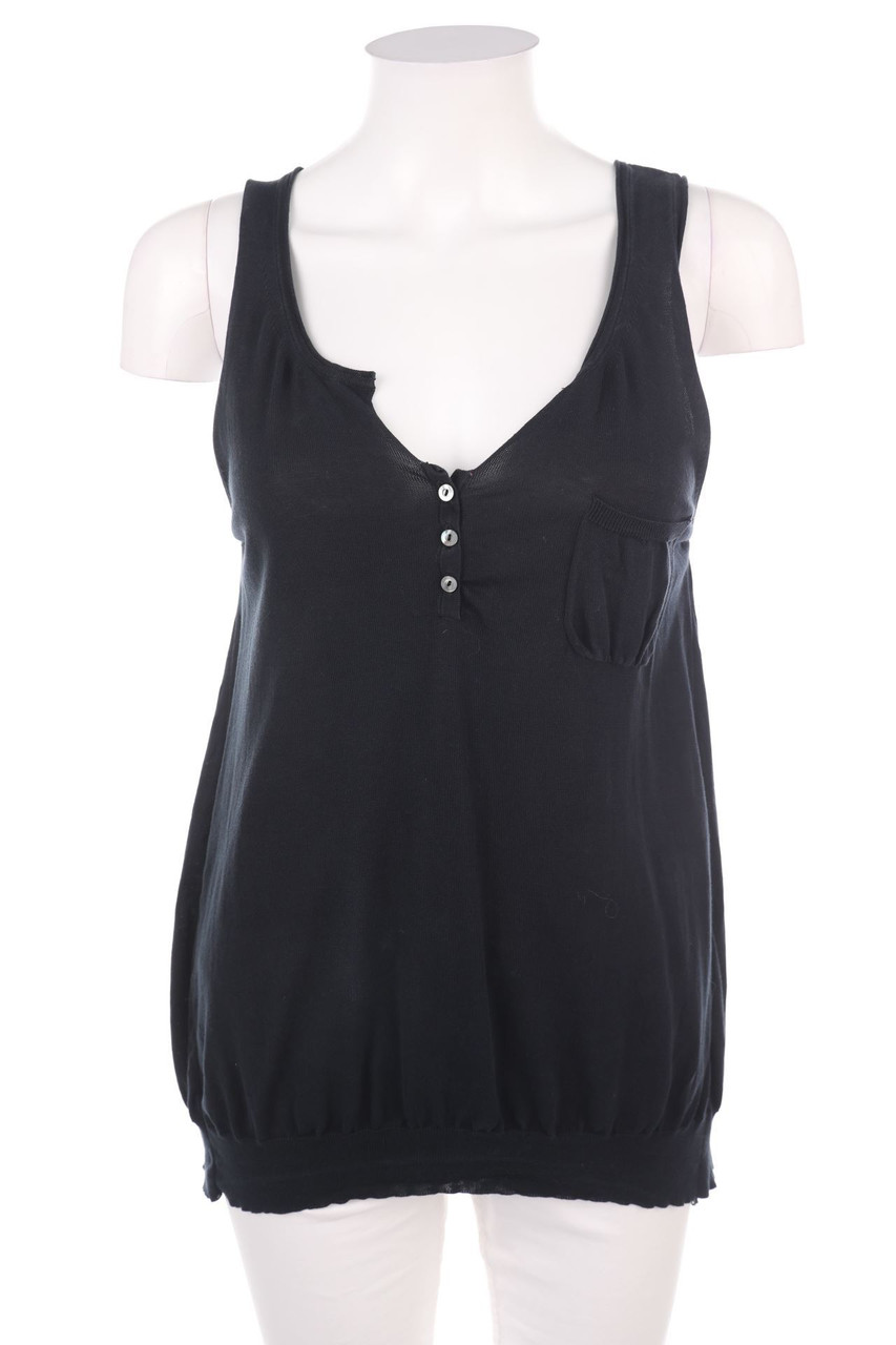 STEFANEL - Top mit Knöpfen - M