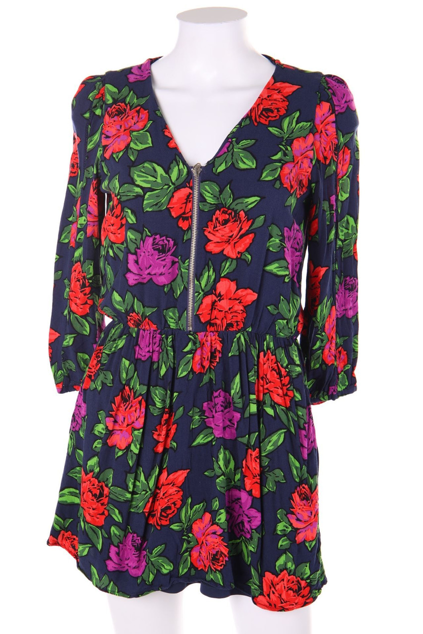 ZARA TRF - dress with Flower Print - M