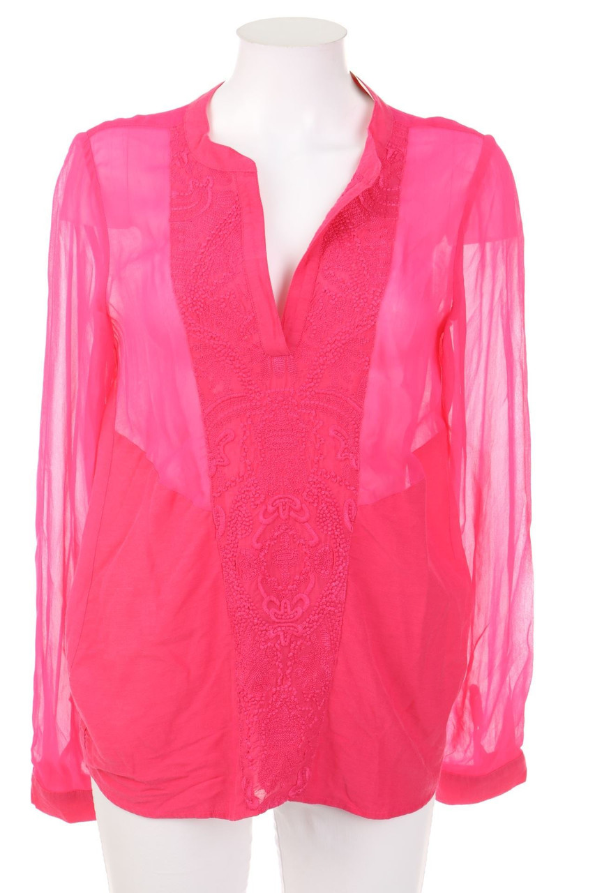 NAF NAF - Tunika-Bluse mit Stickereien - D 38