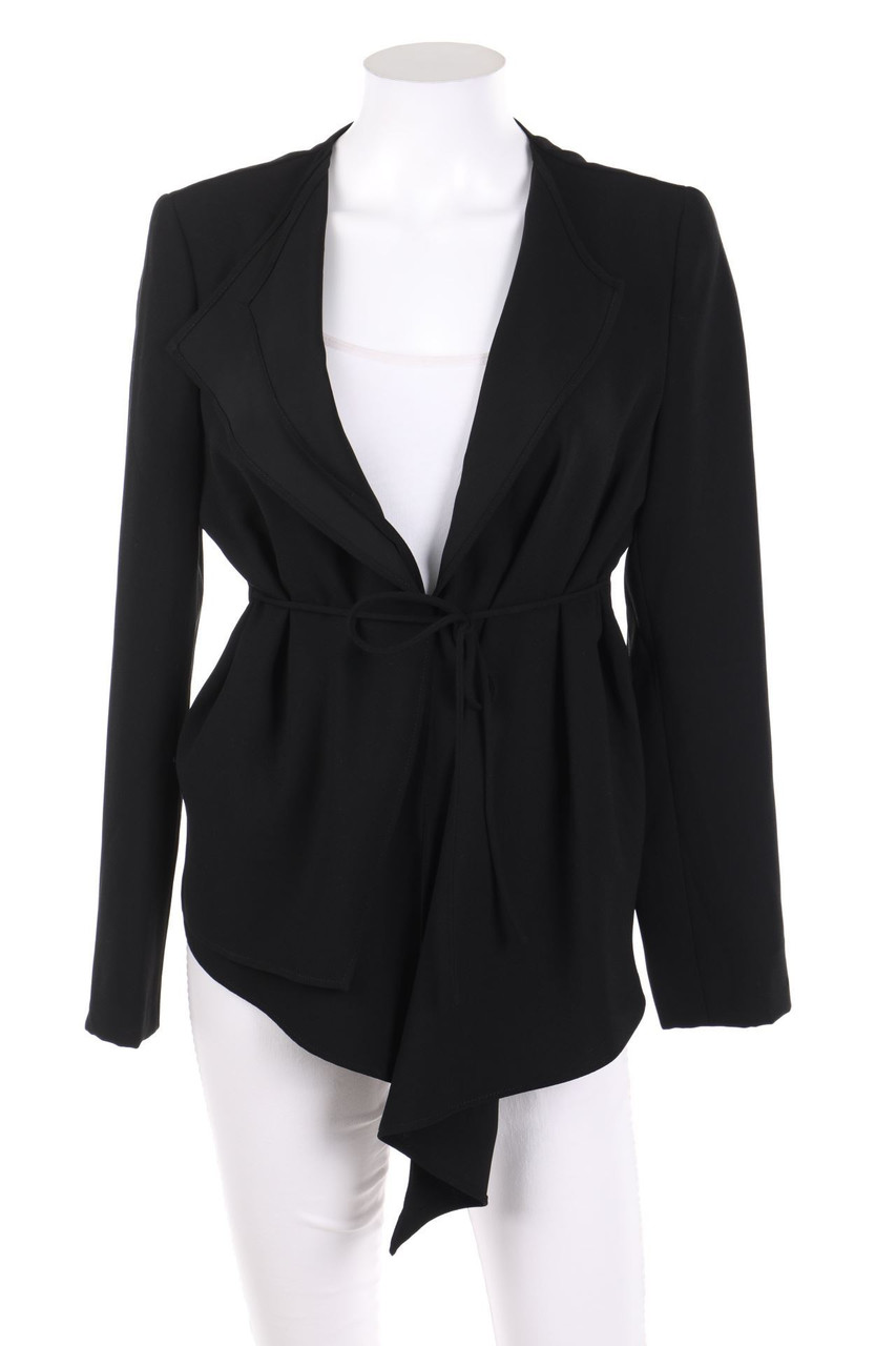 ZARA WOMAN - Jacke mit asymmetrischem Schnitt aus Crêpe im Layer Look - S