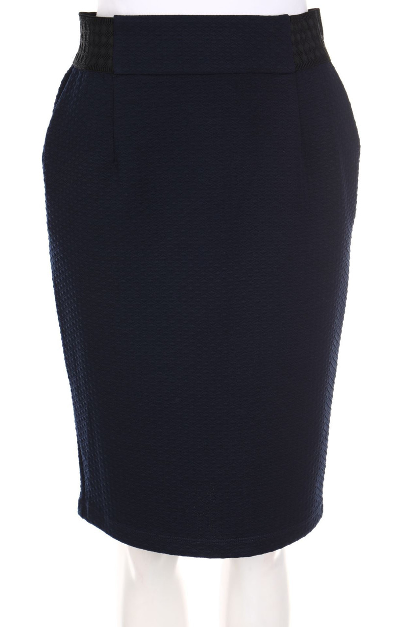 NAF NAF - Bleistift-Rock mit Schlitz mit Gummizug - D 38