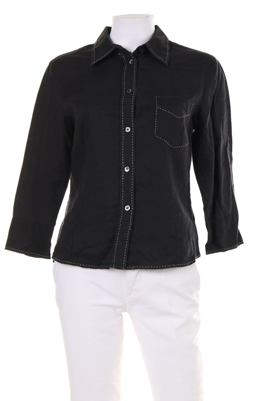 Marc O´Polo - Linen Blouse with 3/4-Sleeves - D 36