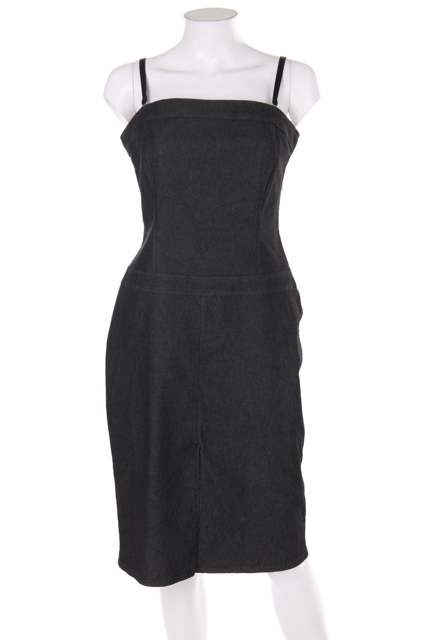 UNITED COLORS OF BENETTON - dress, Cotton-blend with Slit - M