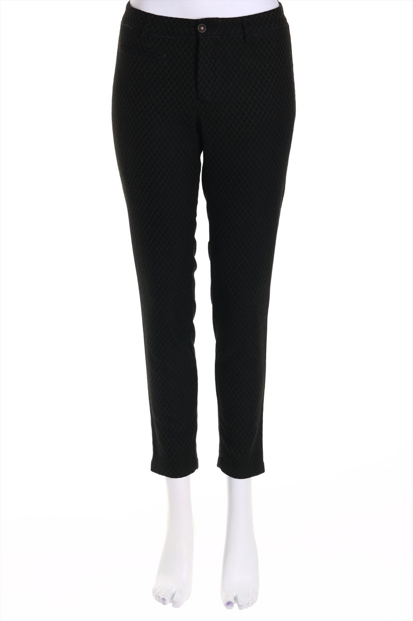 BOSS ORANGE - Muster-Hose aus Jacquard mit Logo-Plakette - D 34