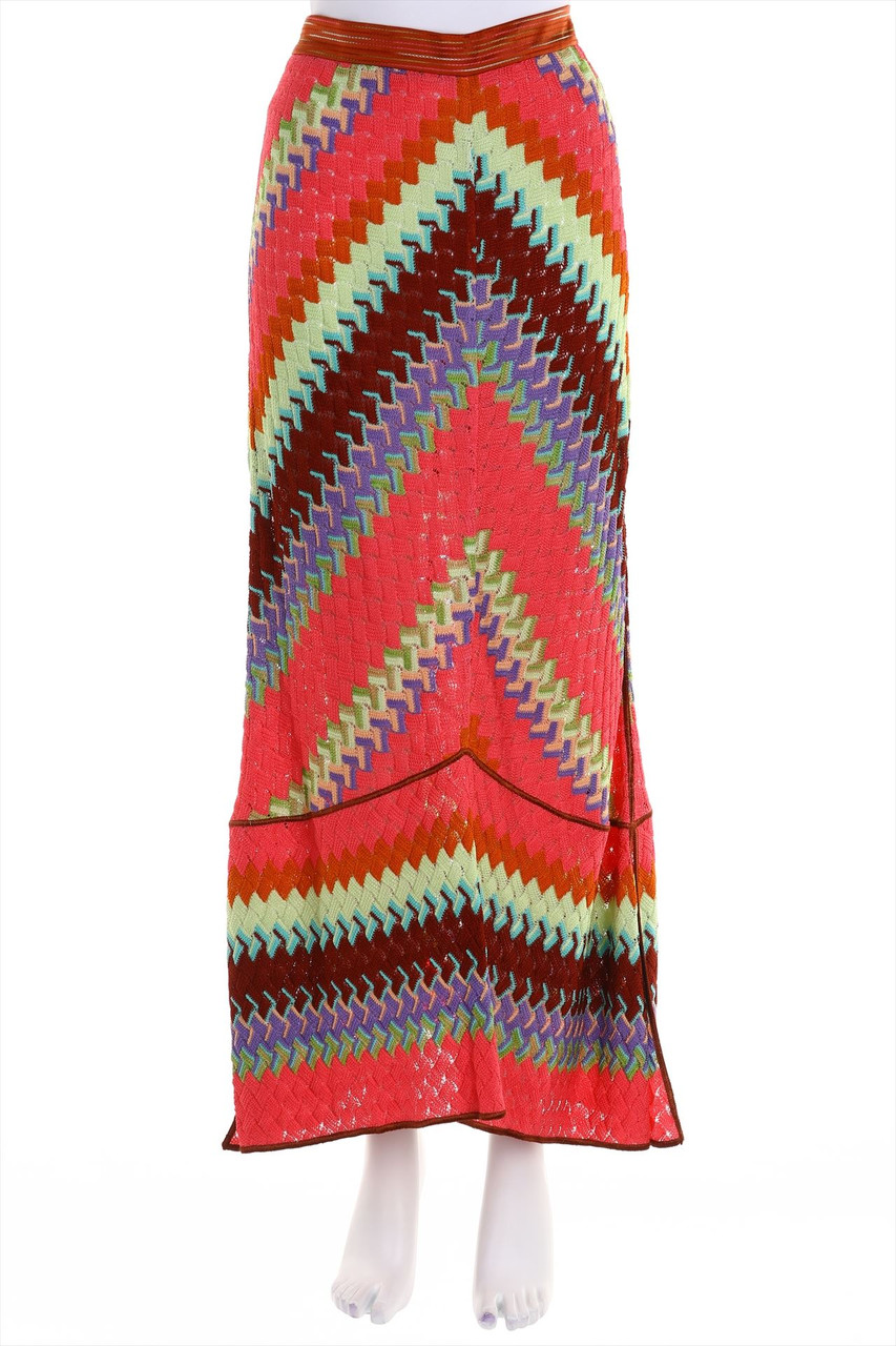 MISSONI - Maxi-Skirt, Viscose, Hippie Style - D 42