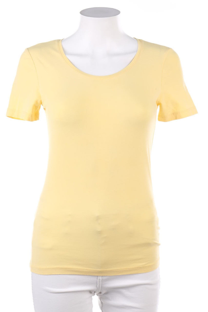 RENÉ LEZARD - Basic-Kurzarm-Shirt mit Logo-Print - D 34