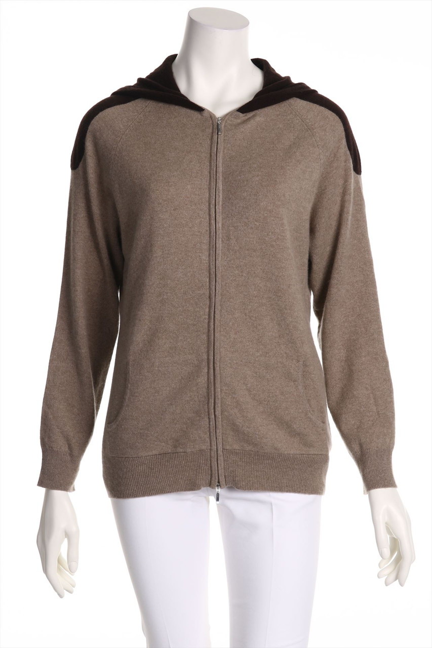 BONGENIE GRIEDER - Kaschmir-Cardigan mit Kapuze - L