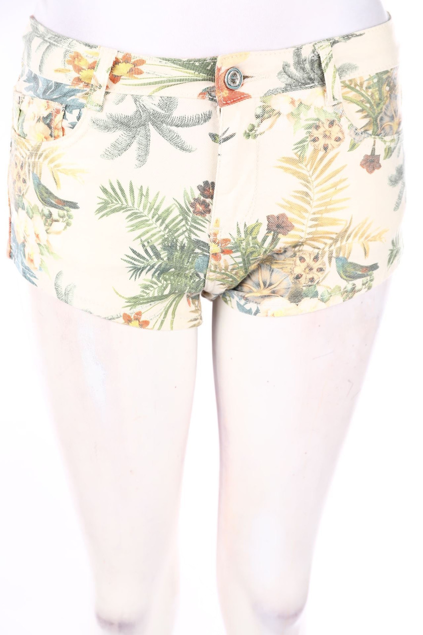 ZARA TRF - Shorts with Tropical Print - D 34