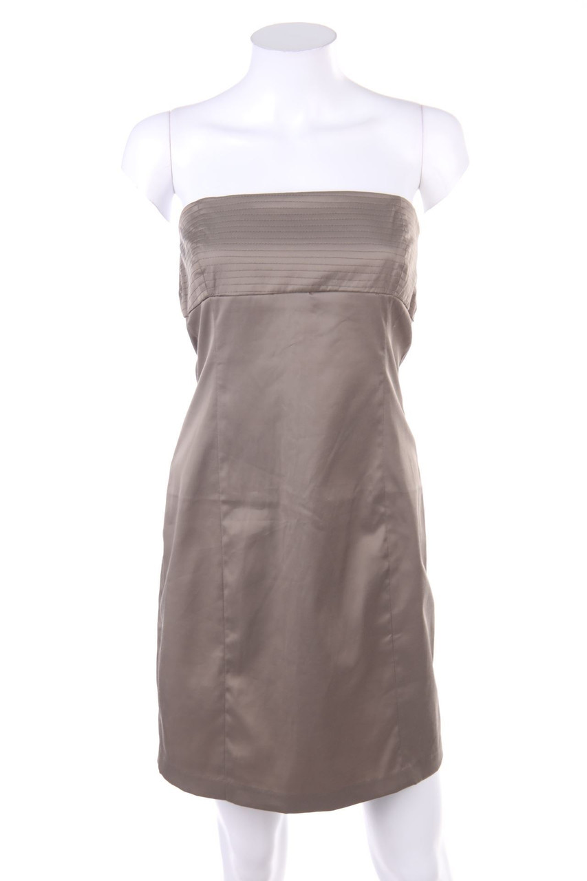 IMPERIAL - Bandeau-Kleid mit Leinen - M