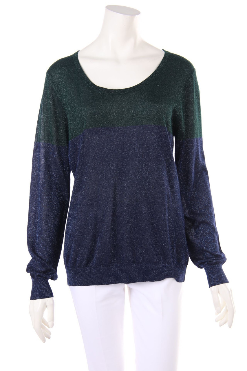 Galeries Lafayette - Two Tone-crewneck pullover with Glitter - D 40