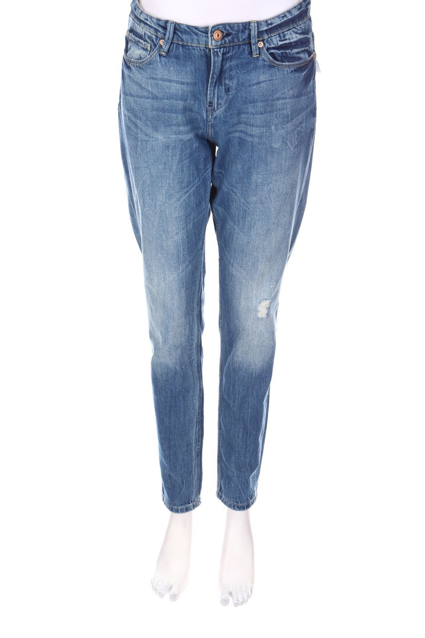 H&M LOGG - Used Look Skinny-Jeans aus Baumwolle - W26