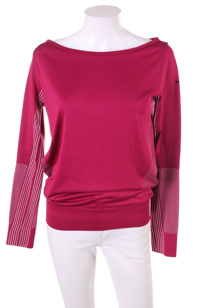 NIKE - Sport Longsleeve-Shirt with Stripes - S