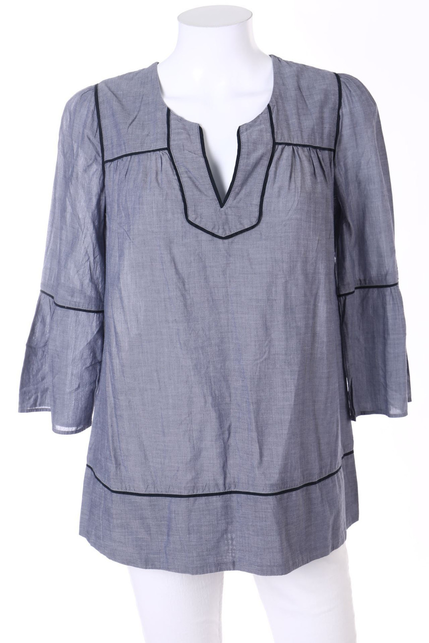 KOOKAI - Tunika-Bluse mit Raffungen - D 36