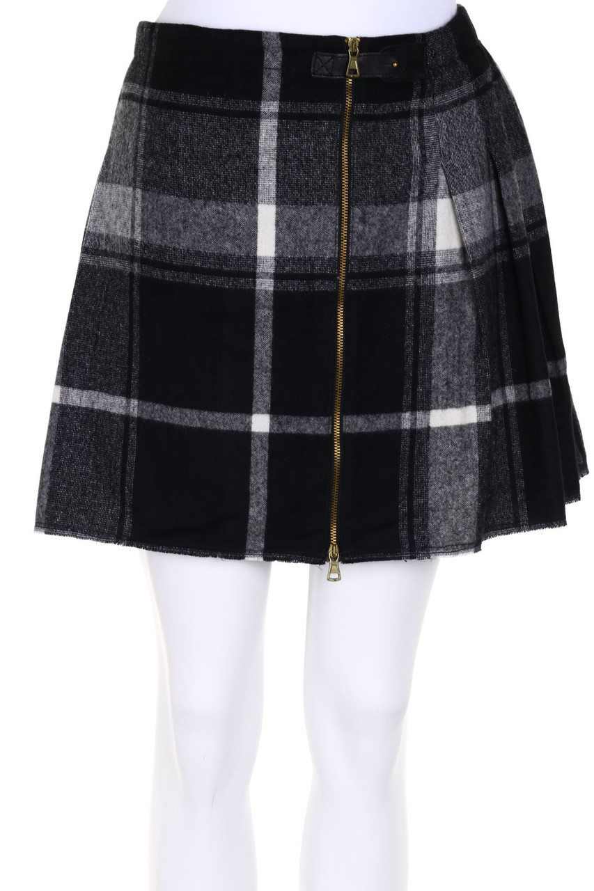 MAX&Co. - Pleated Skirt, Checked - D 36