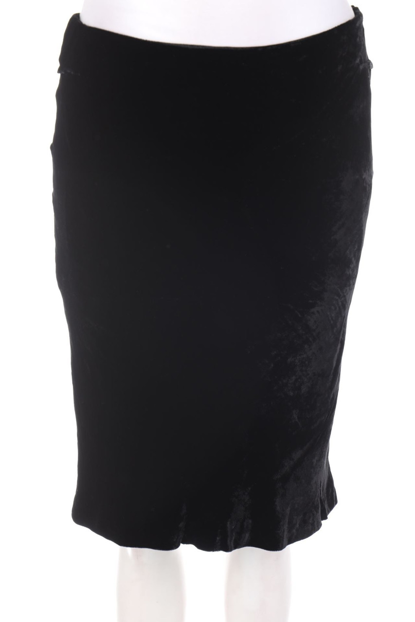 SONIA RYKIEL - Samt-Rock mit Logo-Plakette - D 36