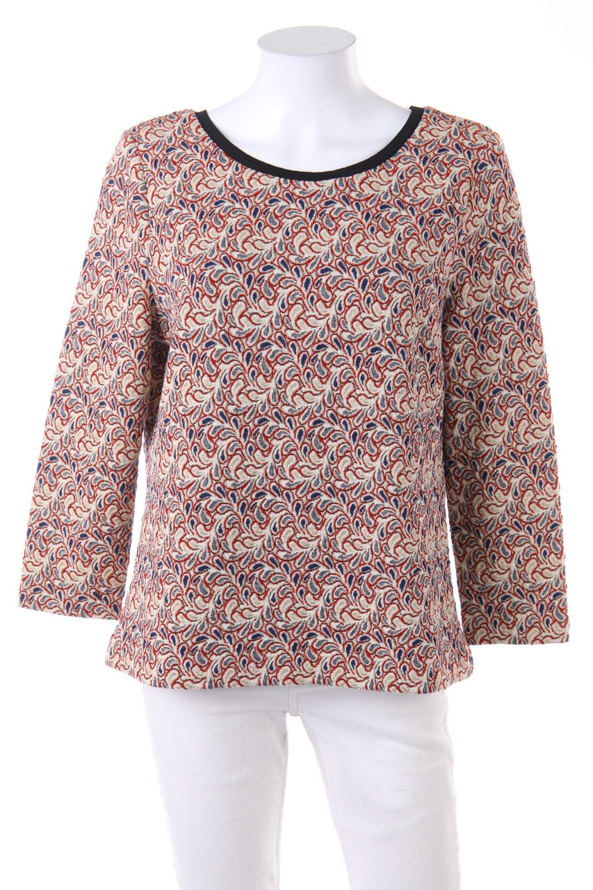 NAF NAF - Muster-Strick-Pullover mit Viskose - XL