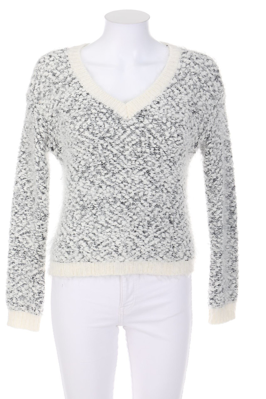 TALLY WEiJL - Two Tone-Pullover with Fringes - D 30-32